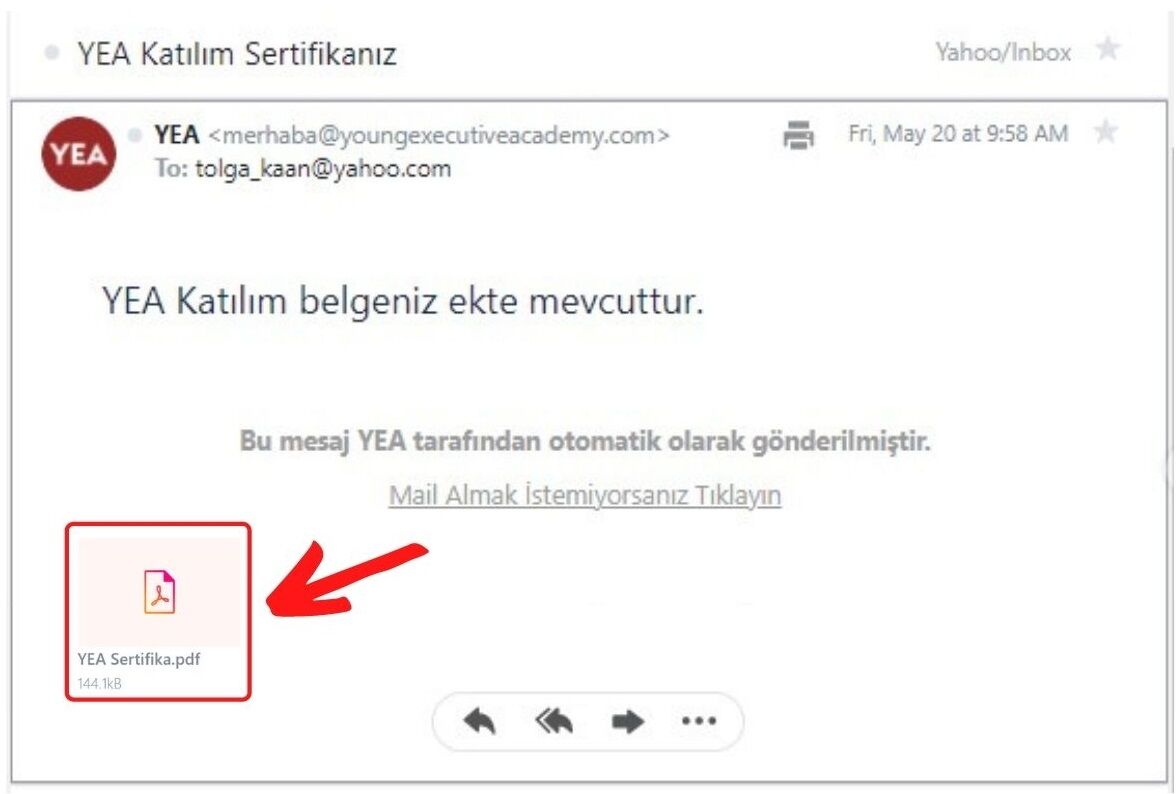 LinkedIn'e YEA Sertifikalarını Nasıl Yüklüyoruz